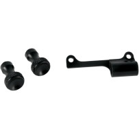 Mikuni Enrichener Cable Relocation Bracket Kit with Knobs — Black