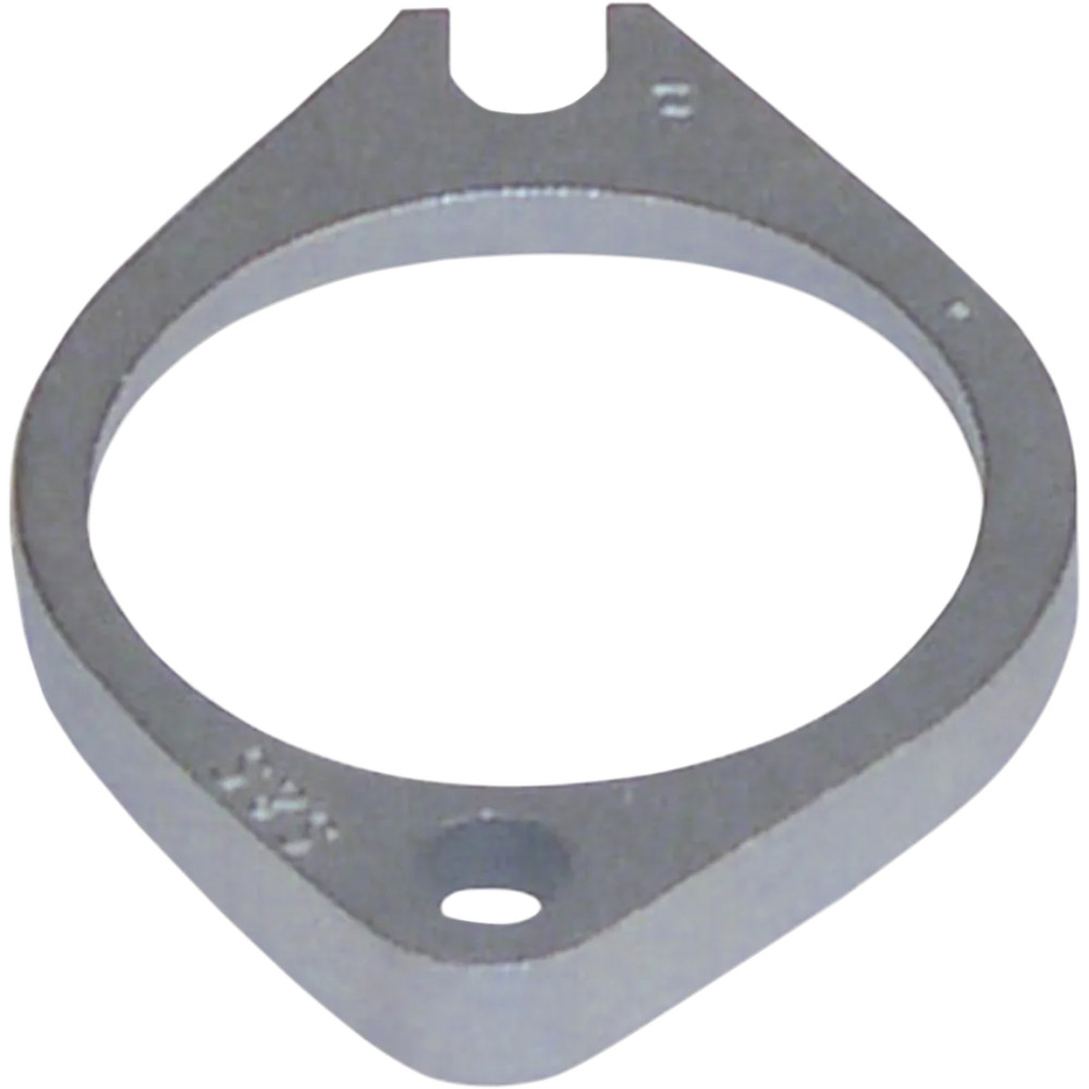 Intake Manifold Flange — Rear, Silver, Aluminum