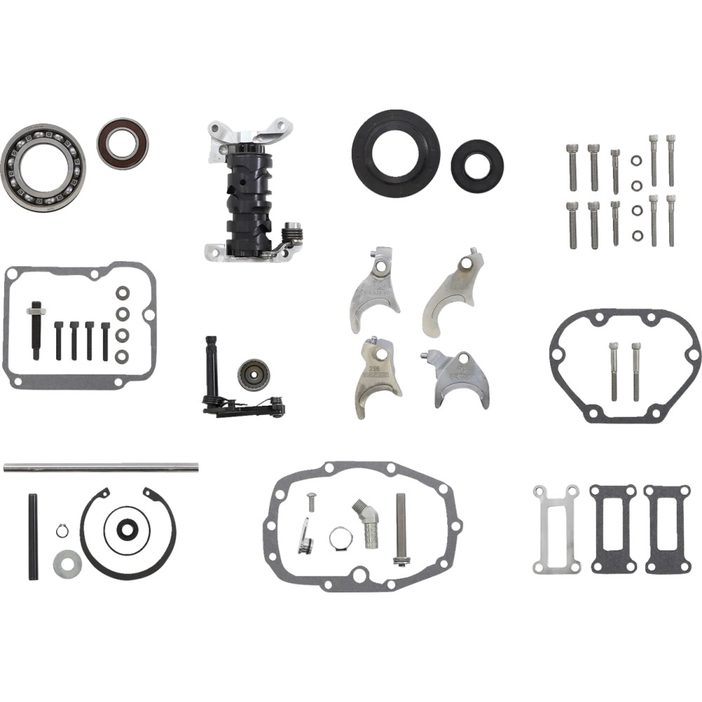 Overdrive 6-Speed Gear Set — 6-Speed, 2.94:1 first, 0.86:1 sixth, Polished