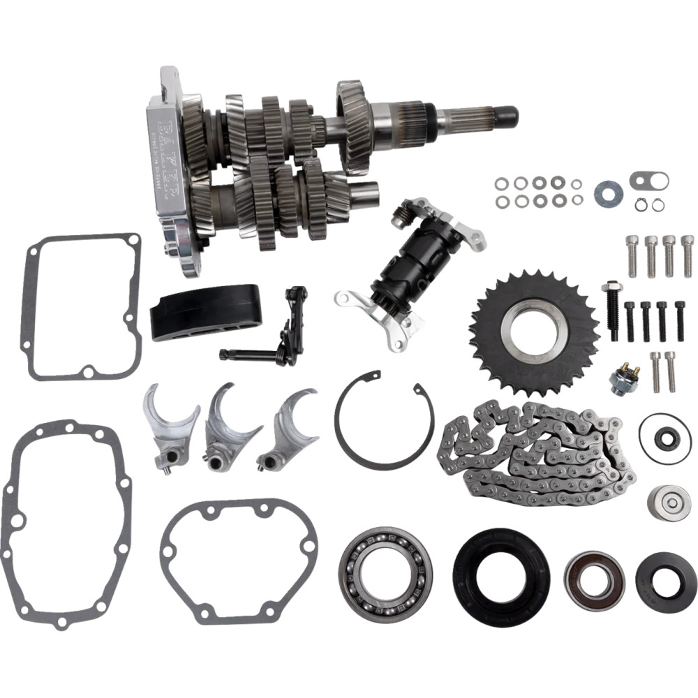 Direct Drive 6-Speed Gear Set — 6-speed, 3.24:1 1st, 0.86:1 6th