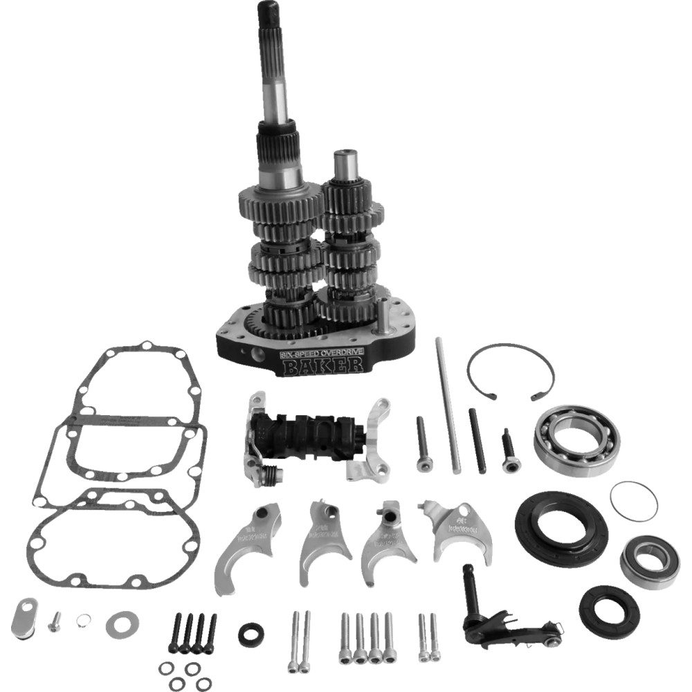Overdrive 6-Speed Gear Set — 6-speed, Overdrive, 2.94:1 first, 0.86:1 sixth