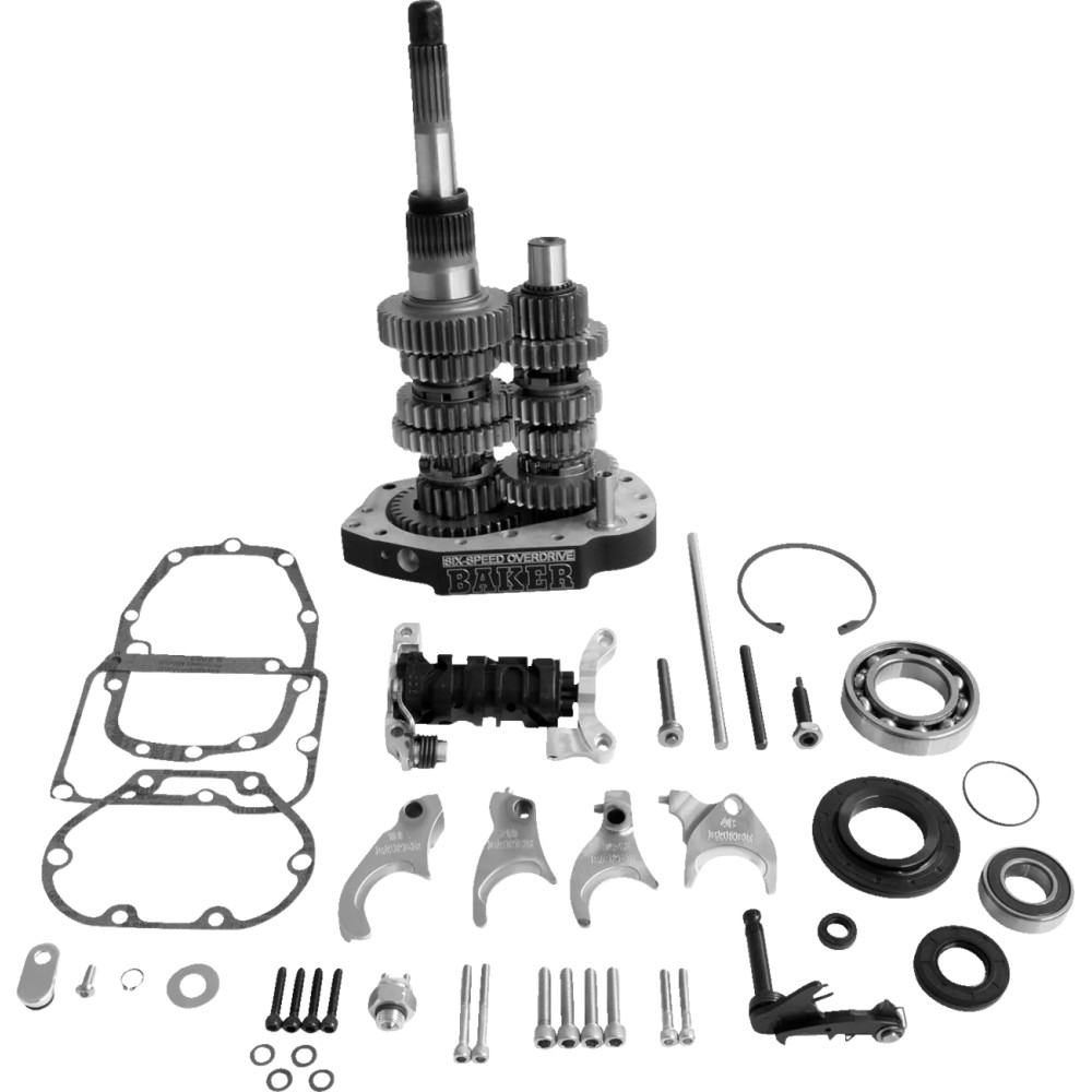 Overdrive 6-Speed Gear Set — 2.94:1 1st, 0.86:1 6th, fits 5-speed cases