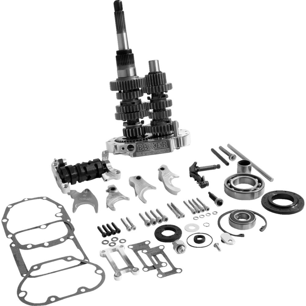 Overdrive 6-Speed Gear Set — 2.94:1 1st, 0.86:1 6th, 6-speed transmission