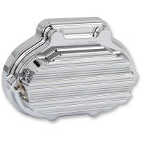 10-Gauge Transmission Side Cover — 6-hole, hydraulic, chrome