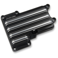 10-Gauge Top Transmission Cover — 6-hole mount, Black