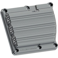 10-Gauge Top Transmission Cover — 6-hole mounting, Chrome