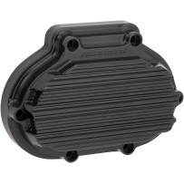 10-Gauge Transmission Side Cover — 10 Gauge, 6-Hole mounting, Black anodized