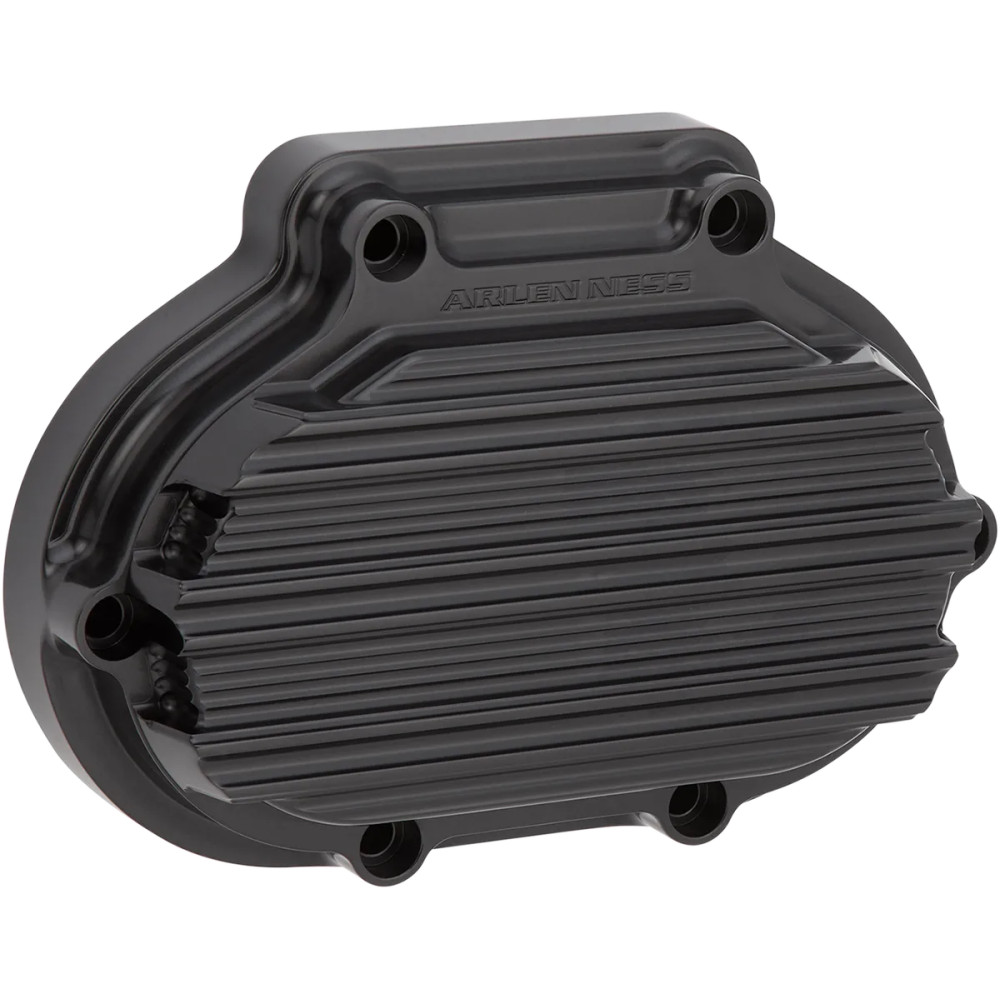 10-Gauge Transmission Side Cover — 10 Gauge, 6-Hole mounting, Black anodized