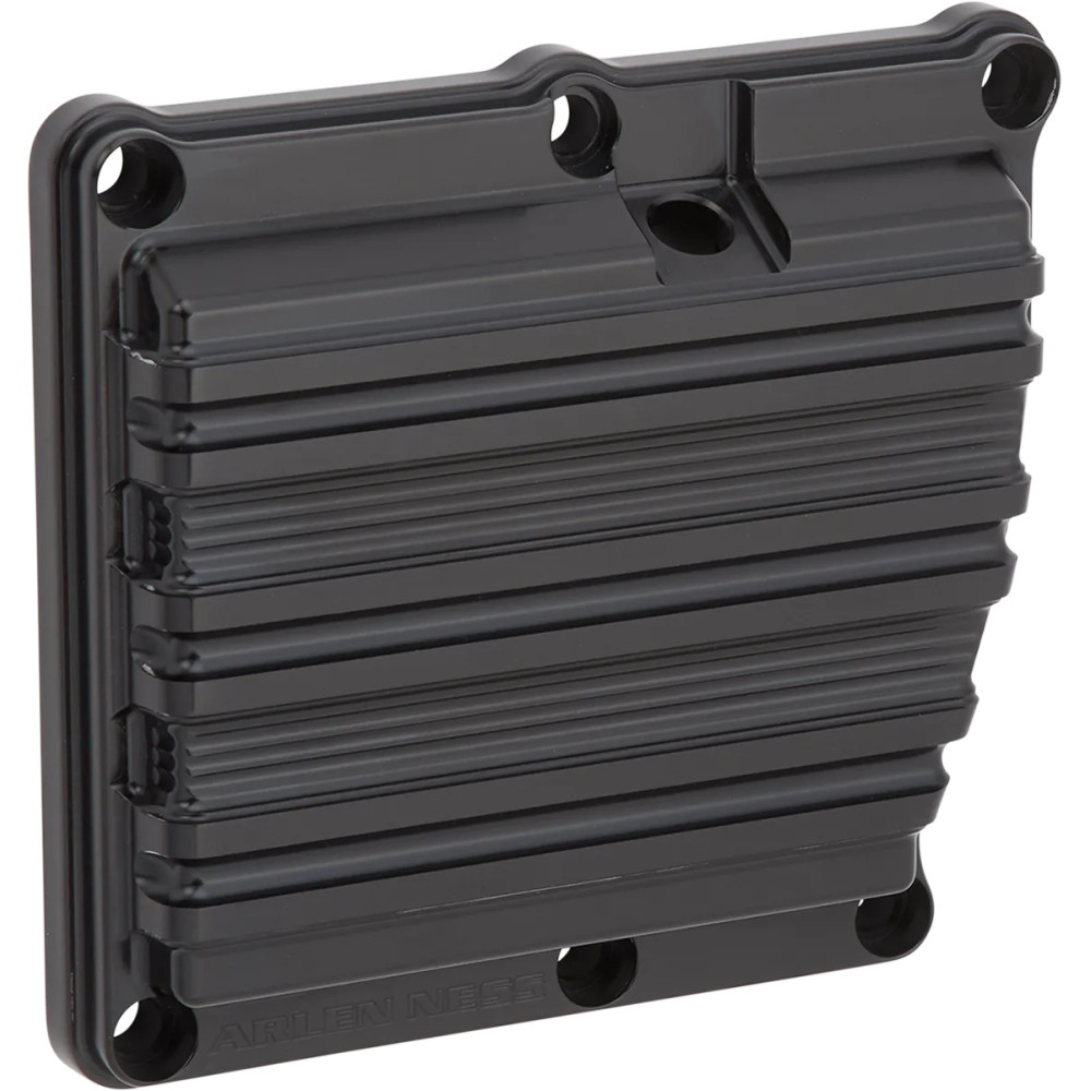 10-Gauge Transmission Side Cover — 6-hole, Black Anodized