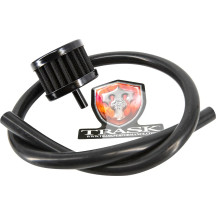 CheckM8™ Vented Transmission Top Cover — M8 fitment, Black