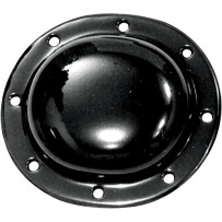 Smooth-Style Derby Cover — 8-hole mounting, black gloss