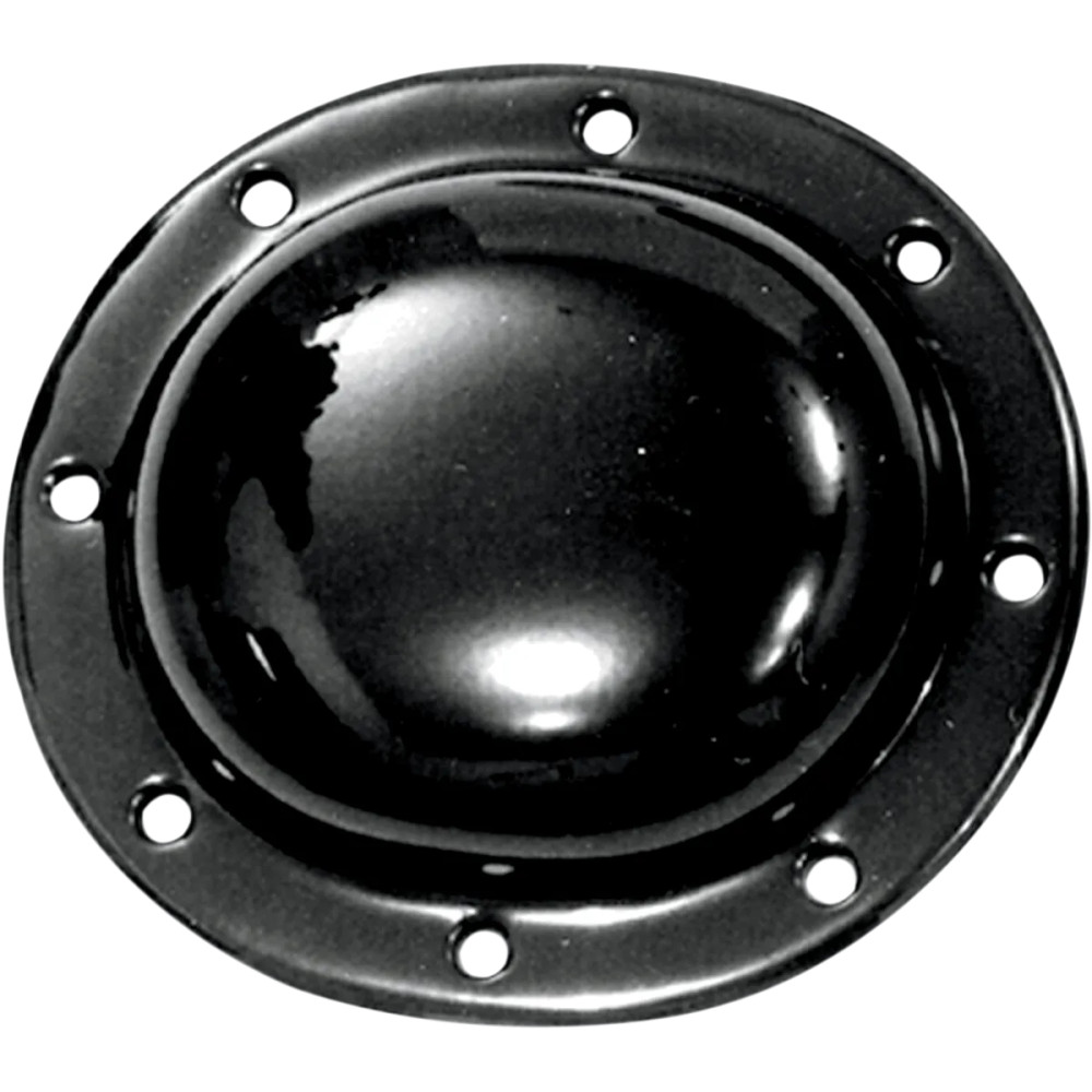 Smooth-Style Derby Cover — 8-hole mounting, black gloss