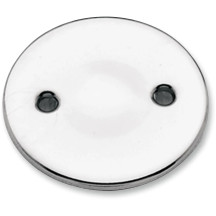 Dimpled Inspection Cover — Chrome, 2 Hole