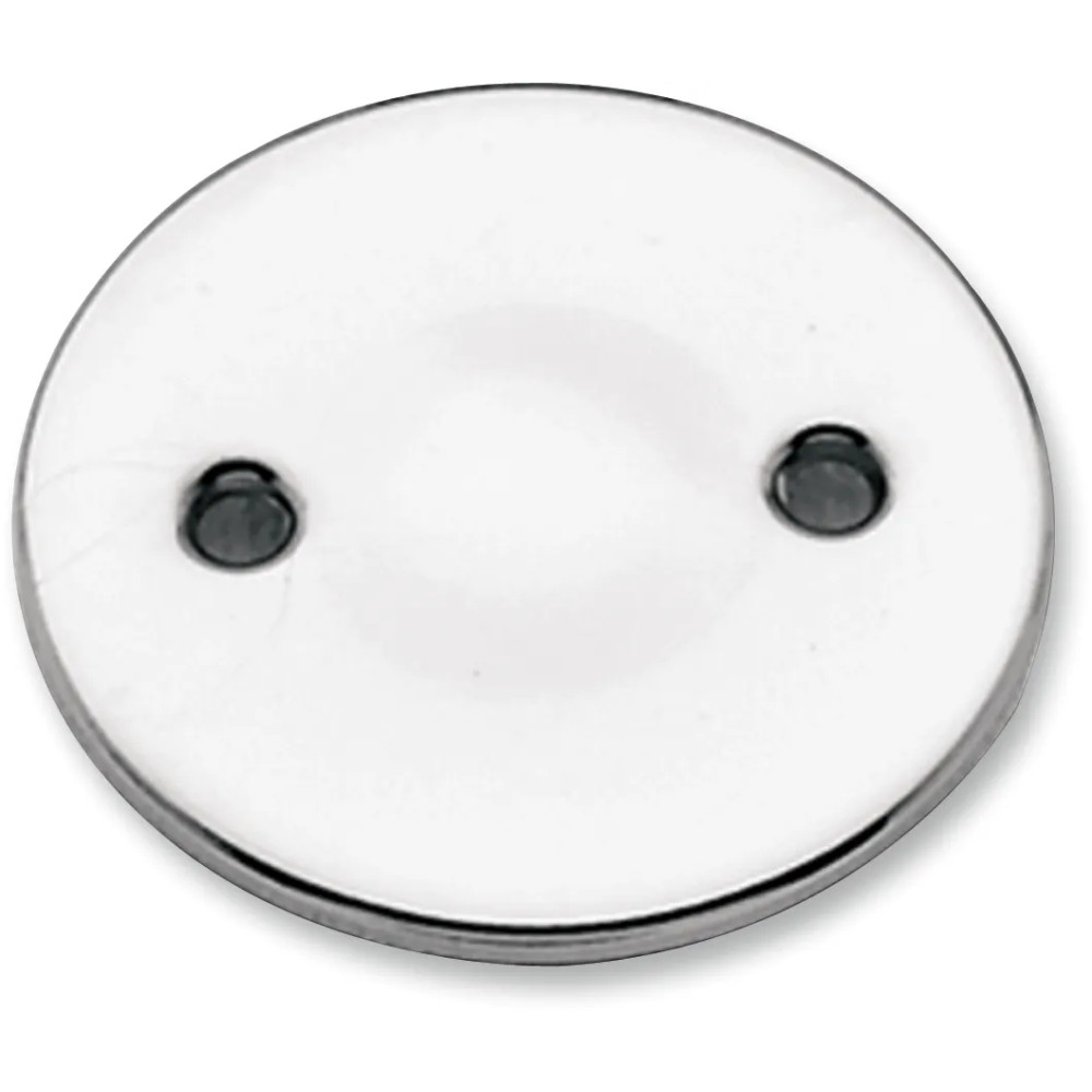 Dimpled Inspection Cover — Chrome, 2 Hole