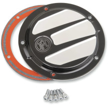 Derby Cover — 5-Hole, Black, Chrome, Matte, Anodized, Platinum Cut