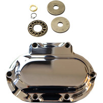 Hydraulic Clutch Side Cover — 6-Speed, 6-hole mount, Chrome