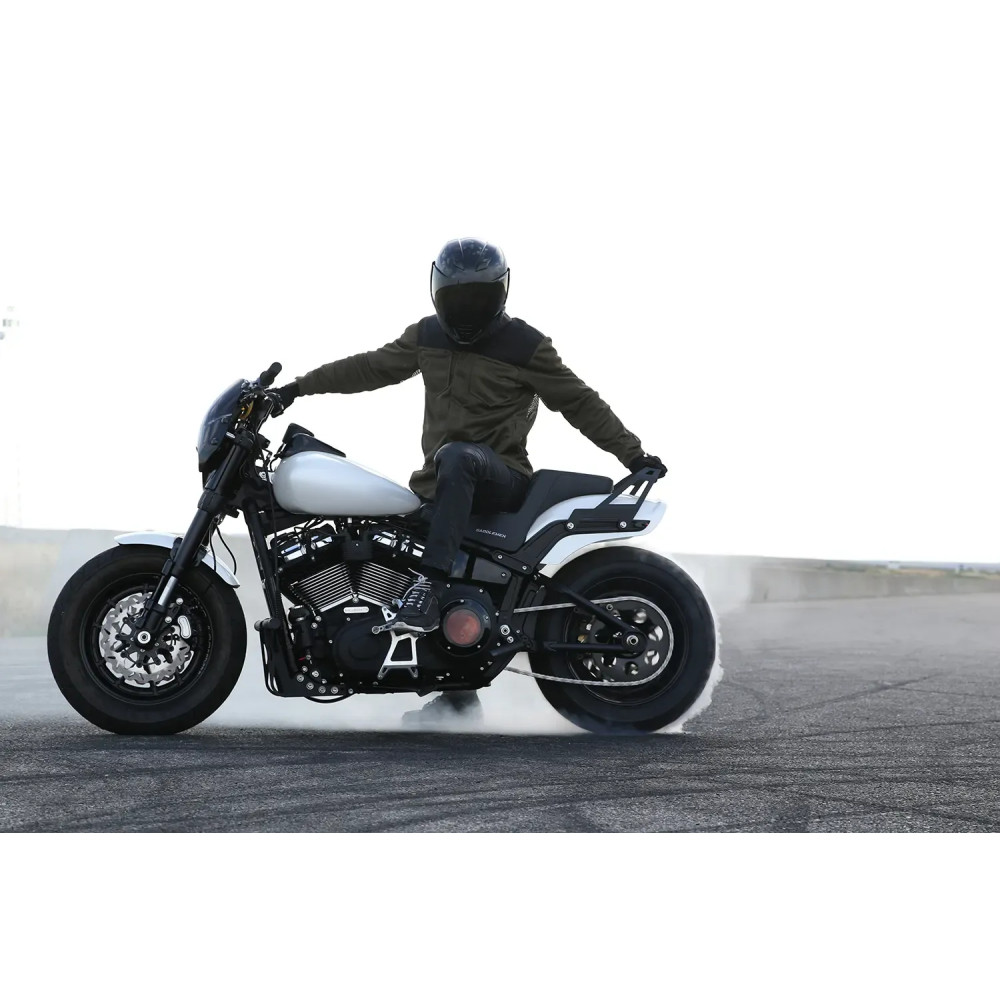 Scorpion Derby Cover — 5-hole, black powder-coated