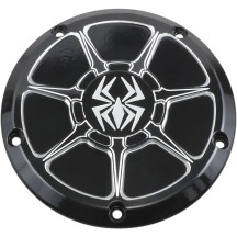 Derby Cover — Black, billet aluminum