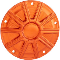 Tapa Derby 10-Gauge — 5 orificios, anodizado naranja