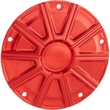 10-Gauge Derby Cover — 5-hole, red anodized