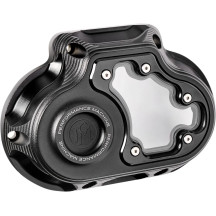 Transmission Cover — PERFORMANCE MACHINE (PM), Vision style, Billet aluminum, 0177-2081M-SMB
