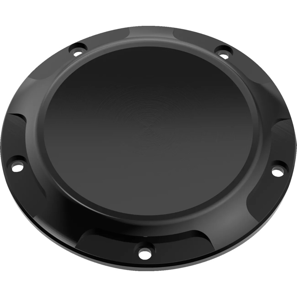 County Line Derby Cover — Black, for models equipped with standard stock cover