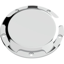 County Line Derby Cover — Chrome, fits models equipped with standard stock cover