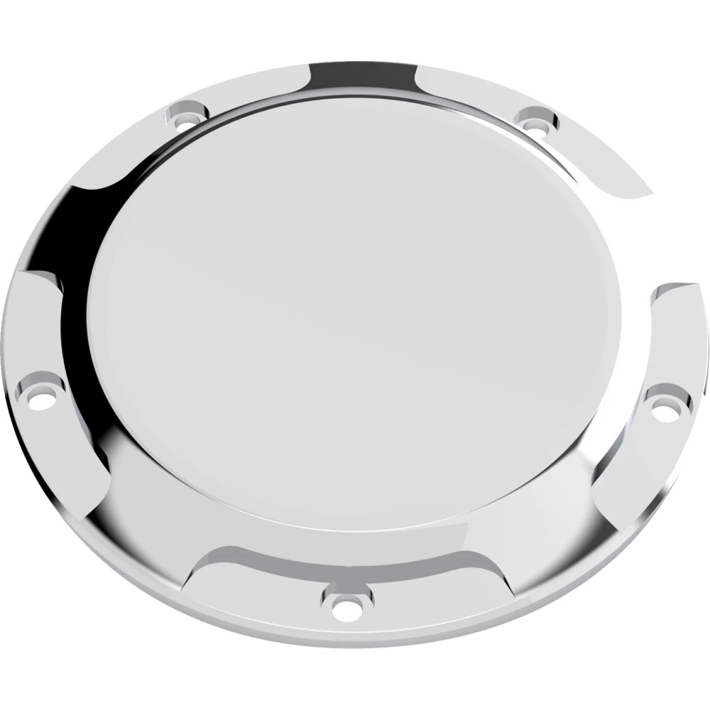 County Line Derby Cover — Chrome, fits models equipped with standard stock cover
