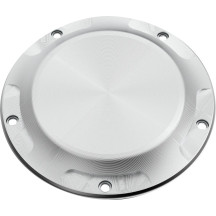 County Line Derby Cover — Fits models with standard stock cover, Raw, Silver