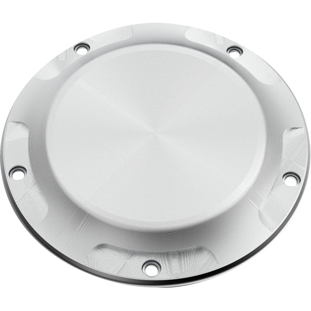 County Line Derby Cover — Fits models with standard stock cover, Raw, Silver