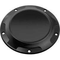 County Line Derby Cover — Black, for models equipped with standard stock cover