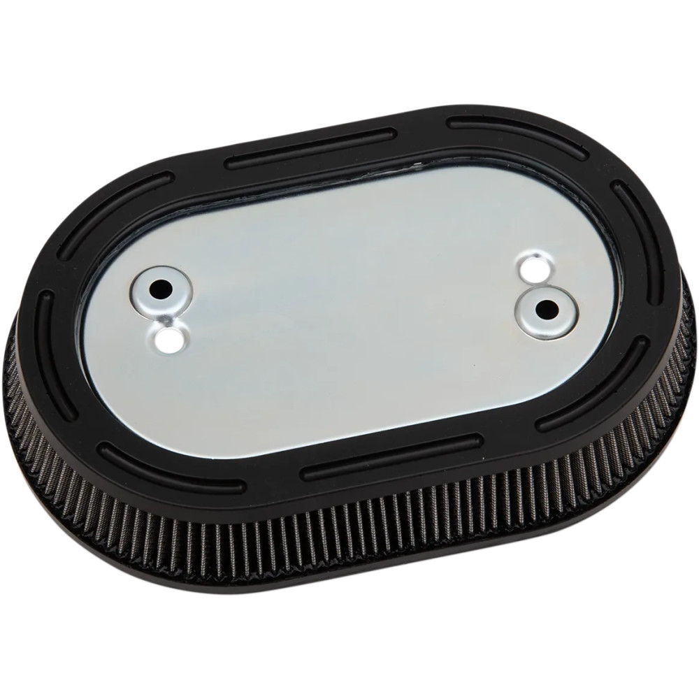 Replacement Air Filter — Black, Silver, Oval