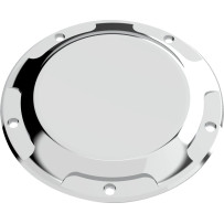 County Line Derby Cover — Chrome, fits models with standard stock cover
