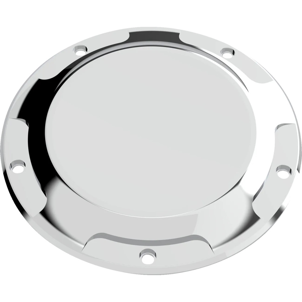 County Line Derby Cover — Chrome, fits models with standard stock cover
