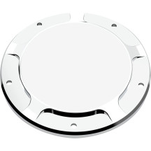 County Line Derby Cover — Narrow-profile primary cover fitment, Chrome, Silver