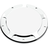 County Line Derby Cover — Narrow-profile primary cover fitment, Chrome, Silver