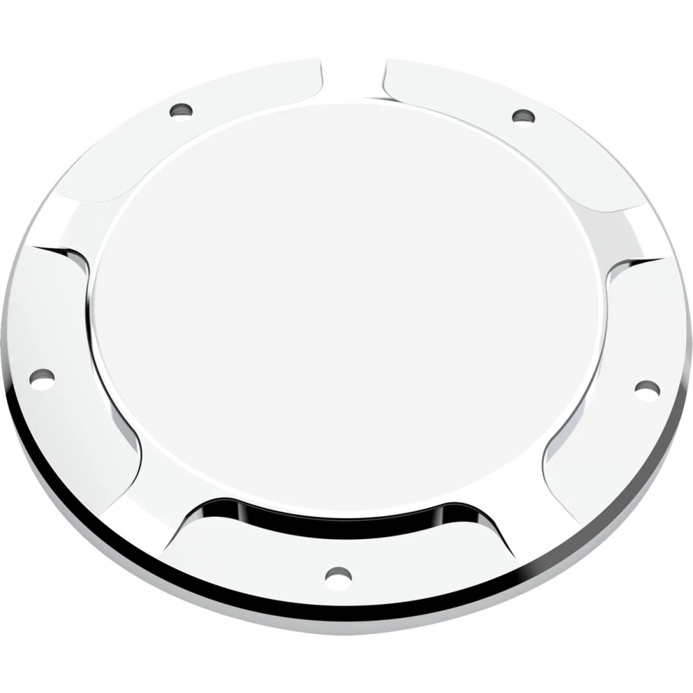 County Line Derby Cover — Narrow-profile primary cover fitment, Chrome, Silver