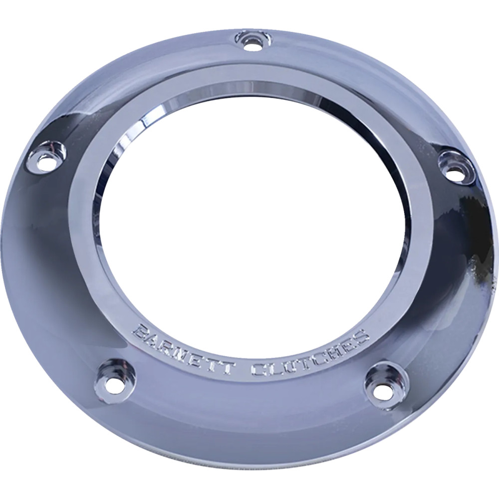 Derby Cover — Chrome, clear window, fits '18 Softail narrow-profile primary