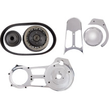 2-3/4" Open Belt Drive Kit — 75 mm (2-3/4"), 142-tooth, Polished