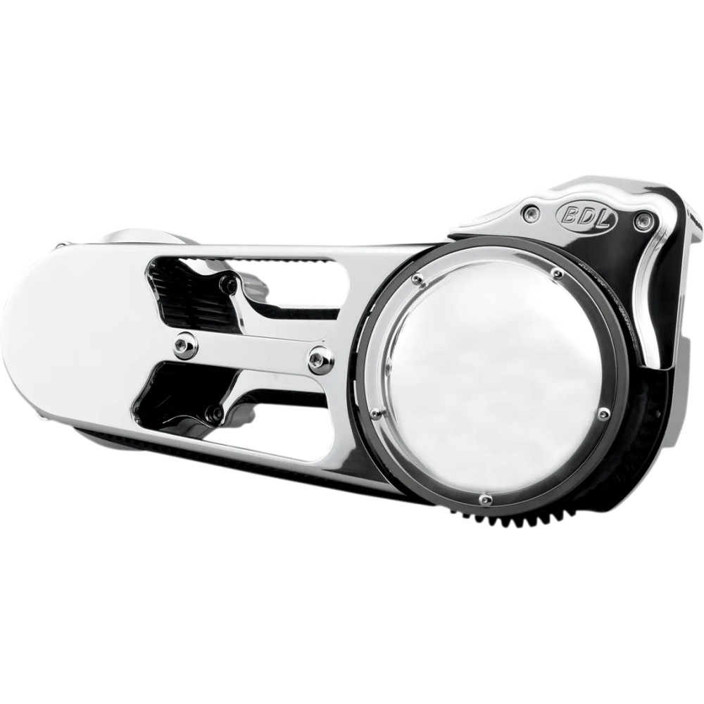 2" Open Belt Drive Kit — 2", 142-tooth, chrome polished