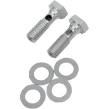 Breather Bolts — Chrome, 2-pack