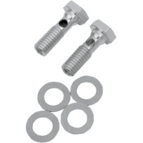 Breather Bolts — Chrome, 2-pack