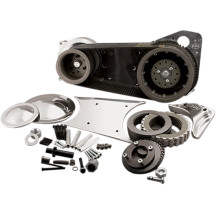 3" Kit de transmisión por correa con arranque eléctrico 8 mm y embrague de bloqueo — 76,2 mm