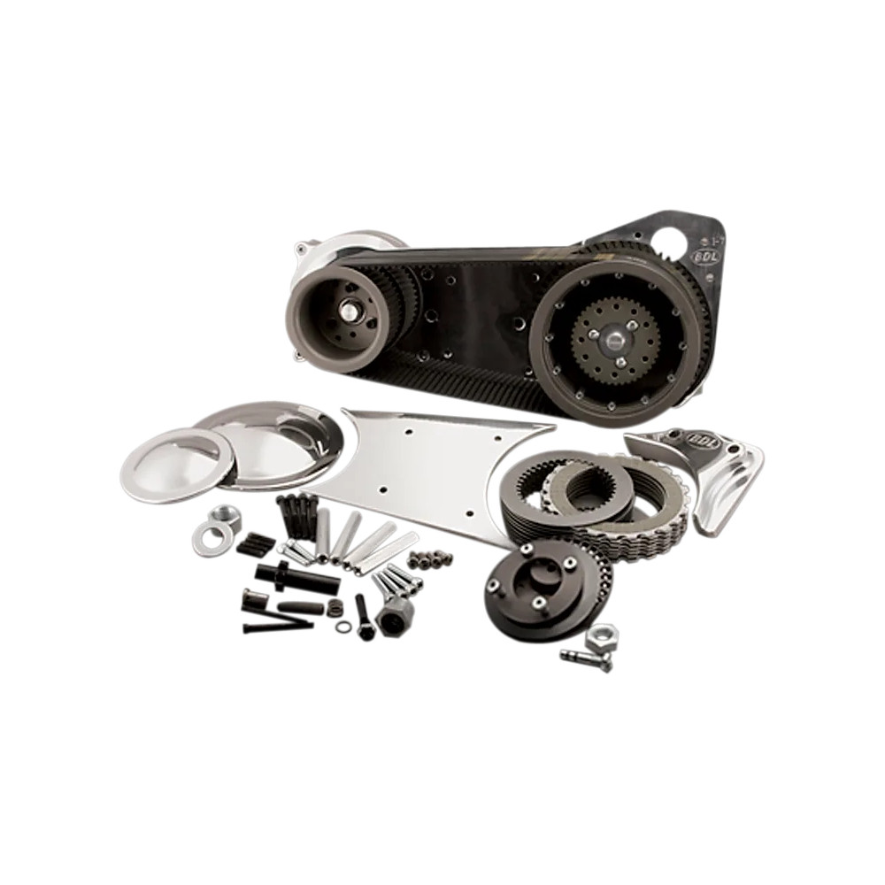 3" Arranque eléctrico 8 mm transmisión por correa con embrague de bloqueo — 76.2 mm (3")