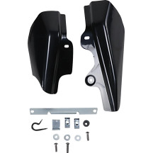 Frame Mounted Heat Deflectors — Black