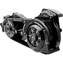 2" Open Belt Drive Kit with 2-Piece Motor Plate — 50.8 mm (2"), Black