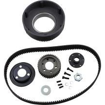 Belt Drive Kit — 39T front pulley, 61T rear basket, 8 mm x 1.5" 132T belt, tapered engine shaft 1936–1954