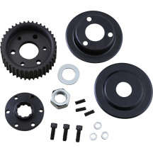 Replacement 1-1/2" Front Pulley for BDL Belt Drive Kit — 38.1 mm (1-1/2"), 40 tooth, Anodized