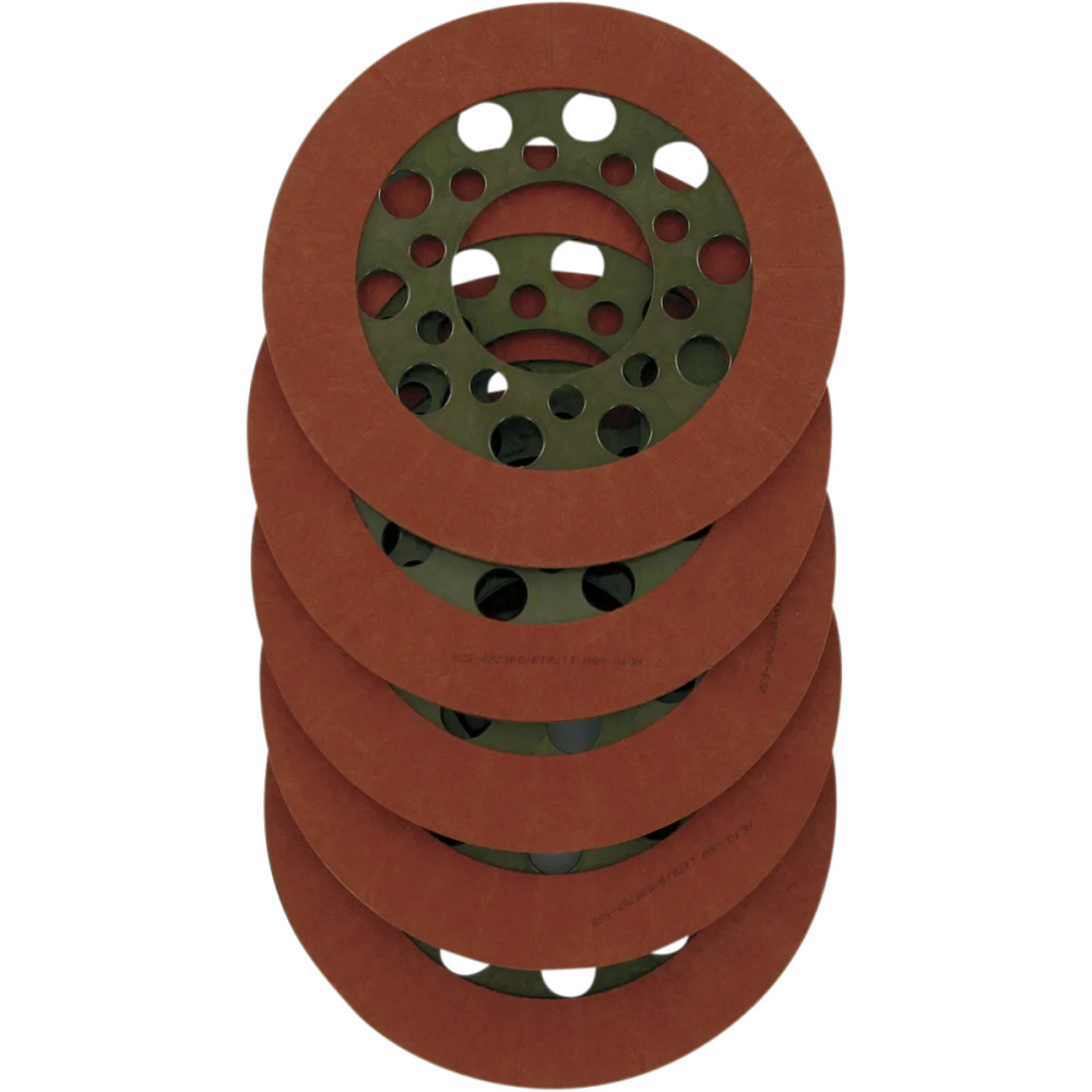 Red Eagle Organic Clutch Friction Plate Set — Organic, Red, 5-pack