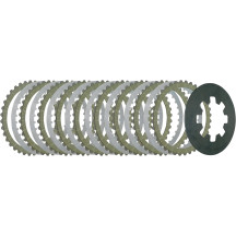 High-Performance Clutch Kit with Extra Plate — Set of 8, Kevlar/Steel